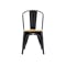 Bartel Chair with Wooden Seat - Black - 3
