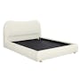 Arianna King Bed - Ivory Boucle - 2