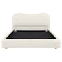 Arianna King Bed - Ivory Boucle - 1