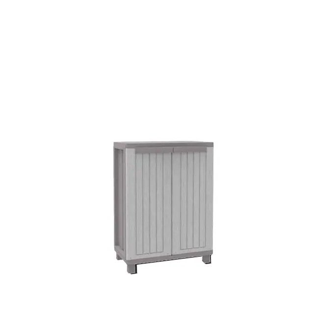 Terry Jwood68 Outdoor Cabinet - 1 - Sleek, modern design with vertical paneling, Minimalist aesthetic featuring vertical