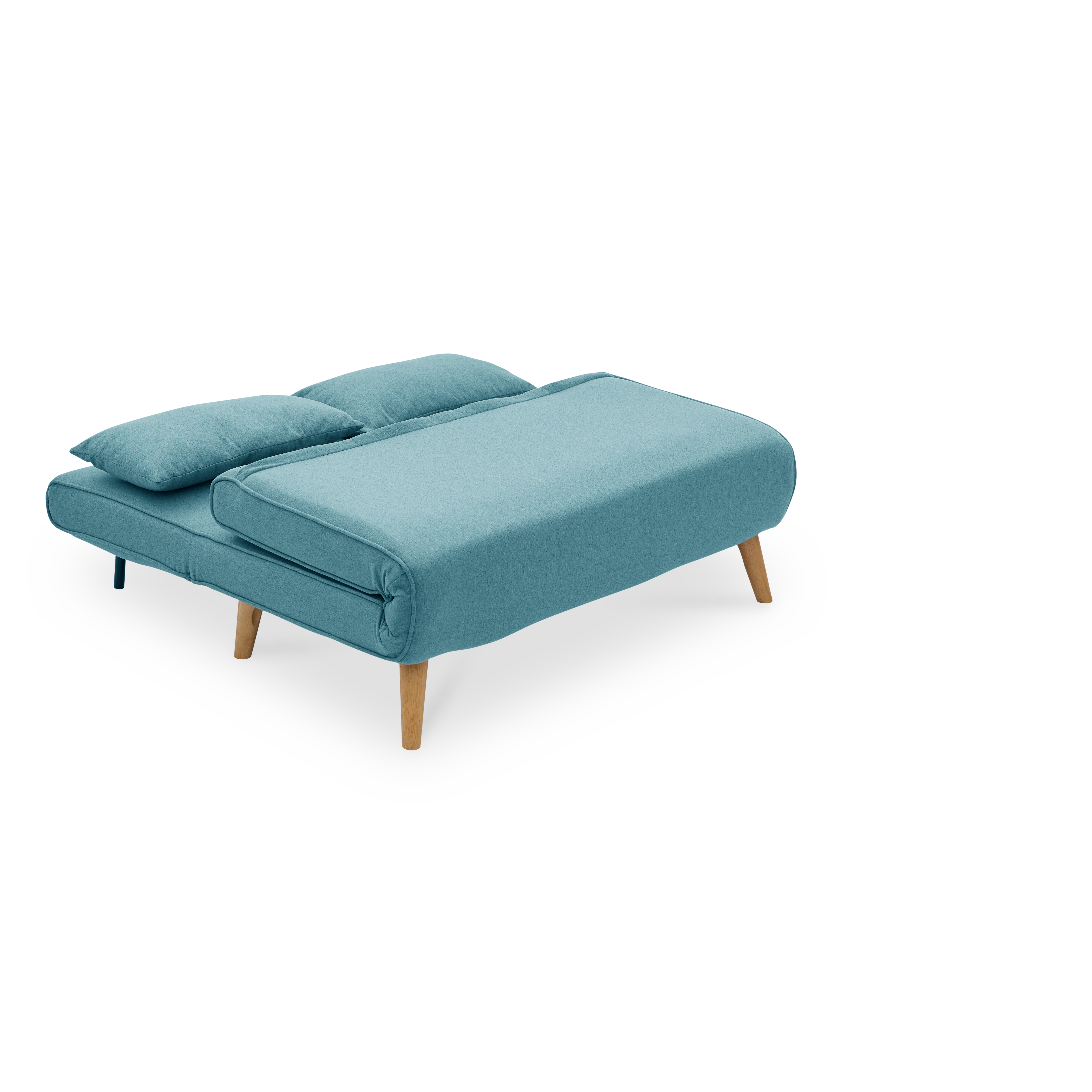 2 seater sofa with foot stool