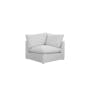 Russell Corner Unit - Silver (Eco Clean Fabric) - 0