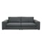 Dawn 3 Seater Sofa - Dark Silver - 0