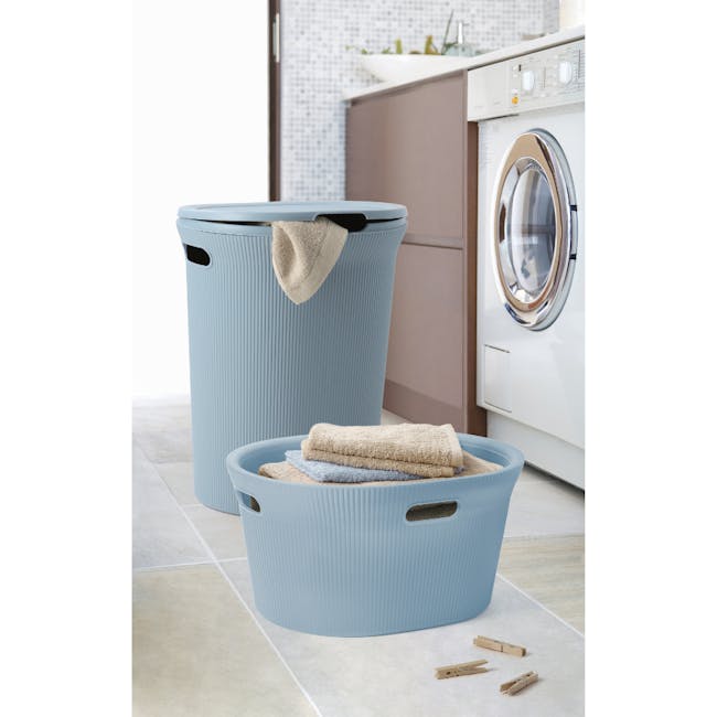 Tatay Laundry Basket - Blue Mist (2 Sizes) - 1