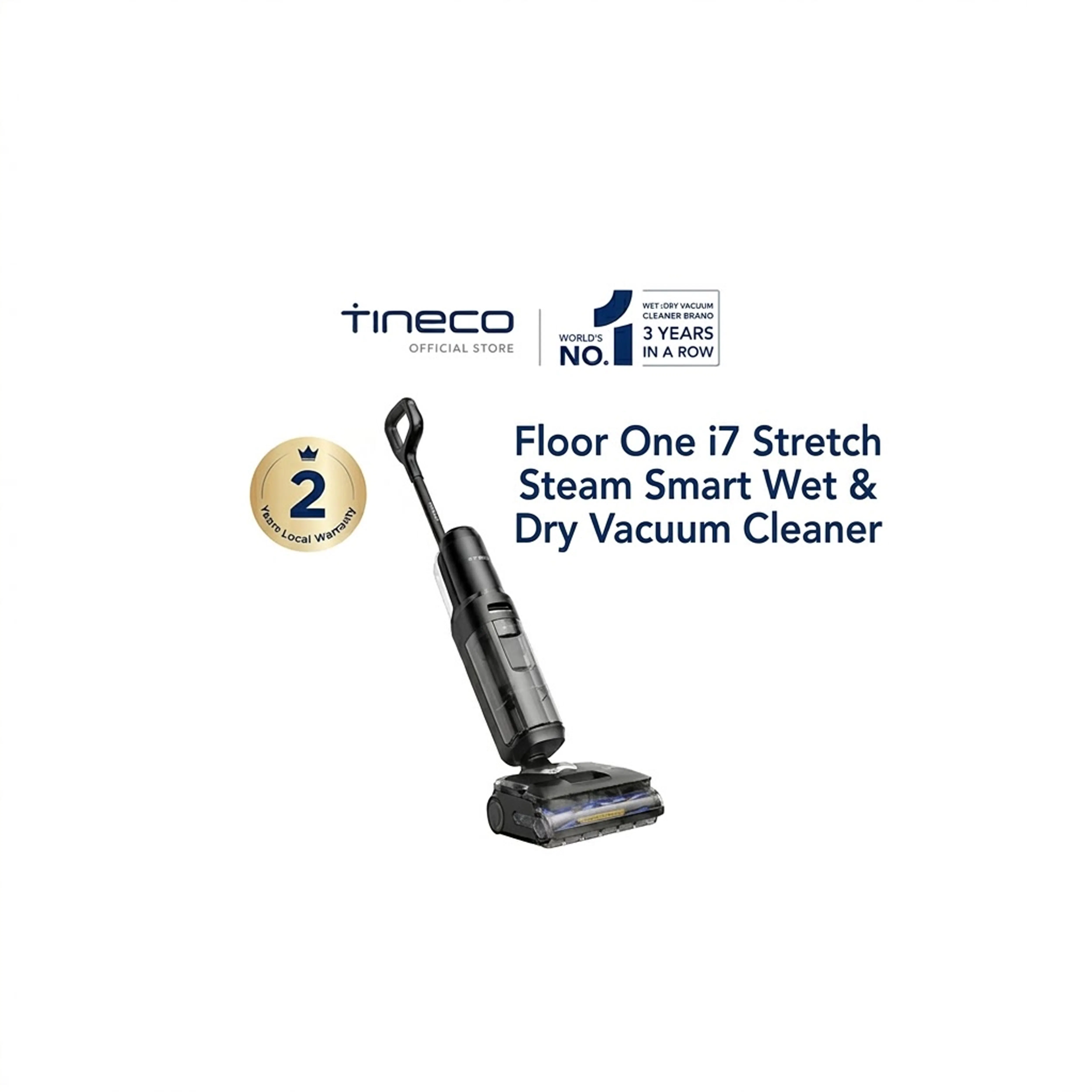 Tineco Floor One i7 Stretch Steam Smart Wet & Dry Vacuum Cleaner *Free 2 x Cleaning Solution*