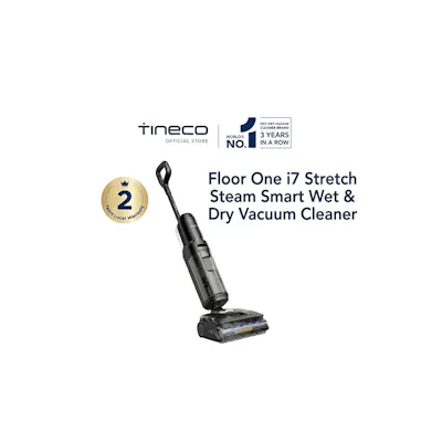 Tineco Floor One i7 Stretch Steam Smart Wet & Dry Vacuum Cleaner *Free 2 x Cleaning Solution*