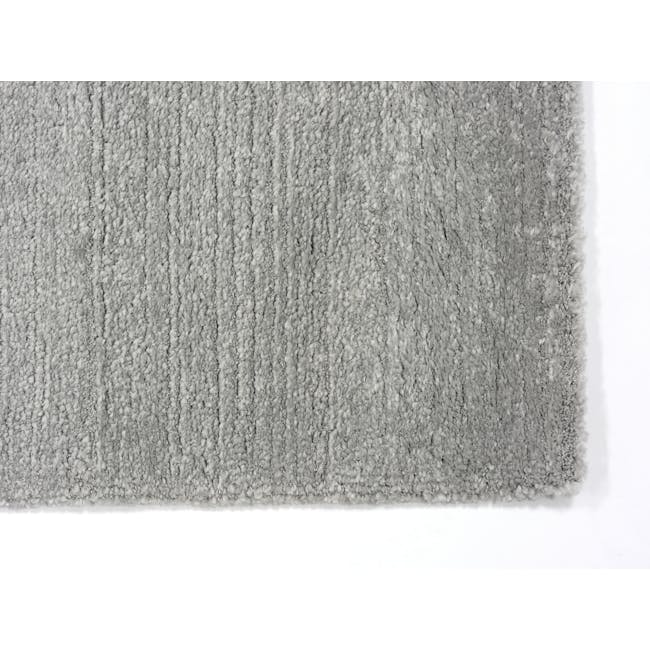 Fjord High Pile Rug - Silver Squares (2 Sizes) - 2