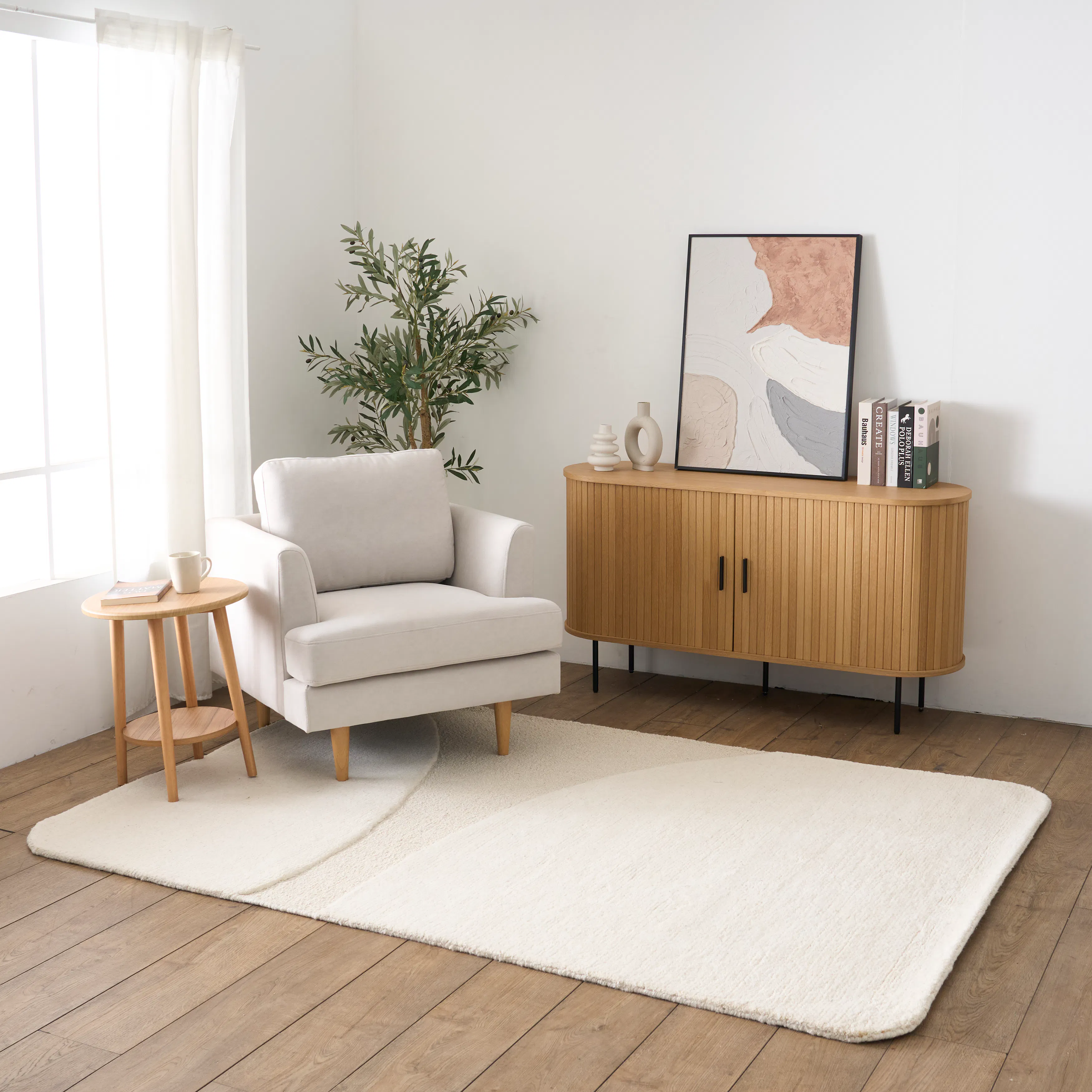 Block Geometric-II Low Pile Rug (2 Sizes) - 7