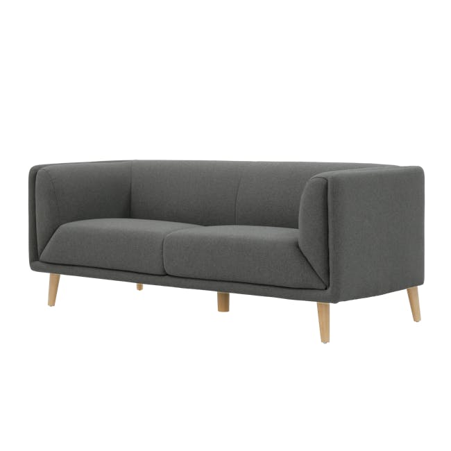 Audrey 3 Seater Sofa with Audrey Armchair - Granite Grey - 2
