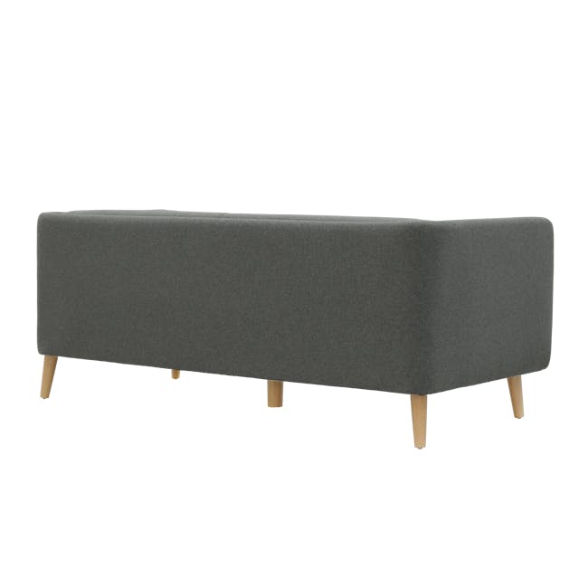 Audrey 3 Seater Sofa with Audrey Armchair - Granite Grey - 3