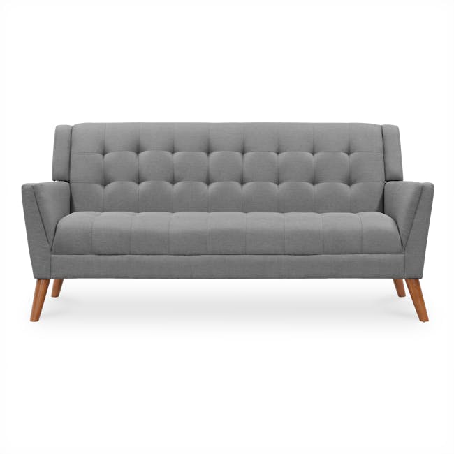 Stanley 3 Seater Sofa with Stanley 2 Seater Sofa - Siberian Grey - 1