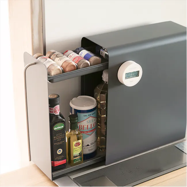 Be Worth Style UtaU Counter Drawer Vertical Kitchen Organiser - Calm Grey - 3