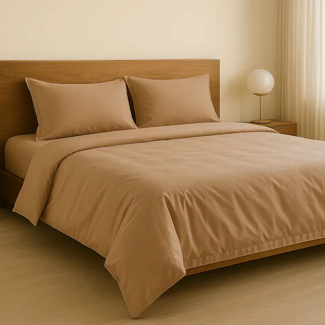 100% Tencel Fitted Sheet/Duvet Set - Desert (4 Sizes) - 1