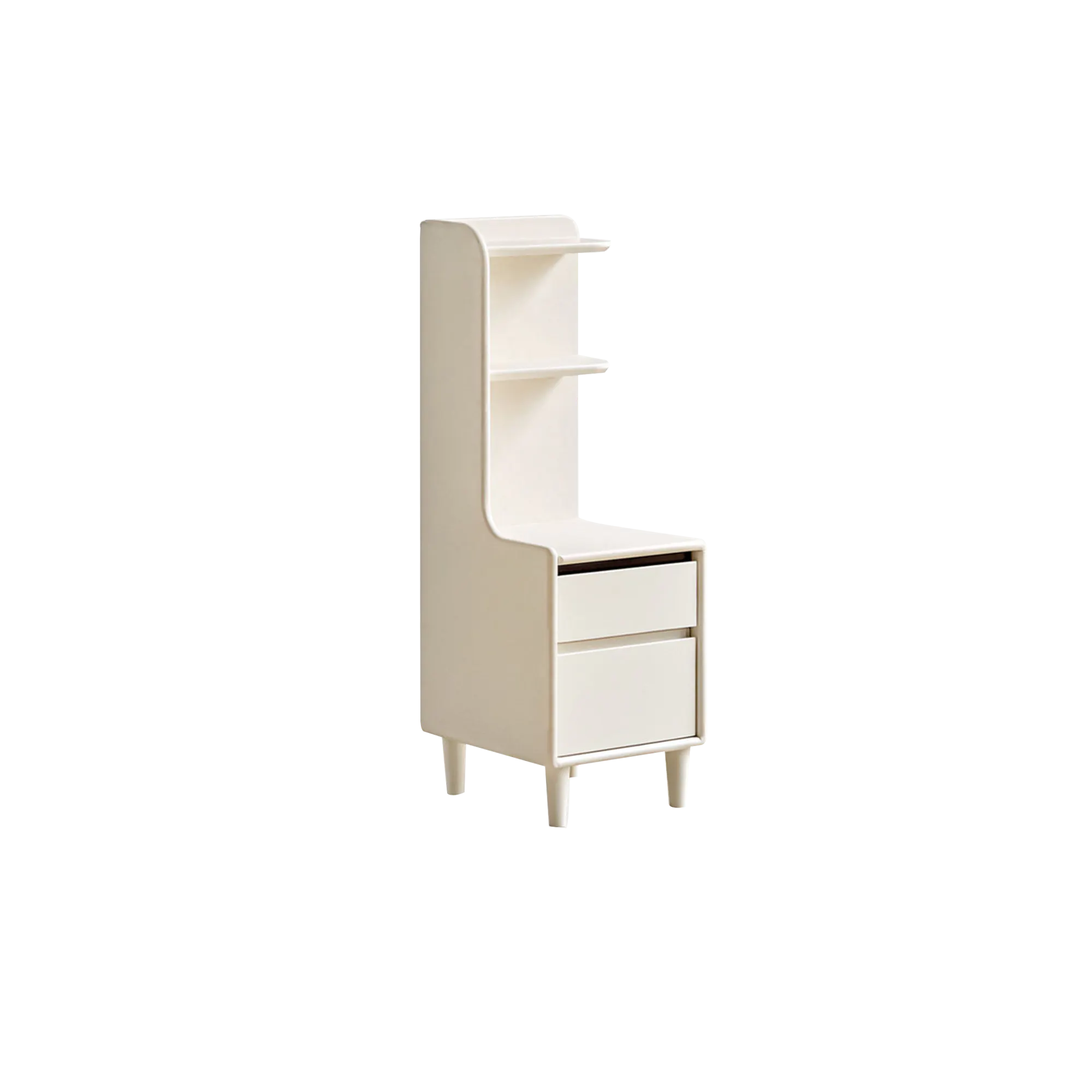 Karris Bedside Shelf Storage Table - White - 14