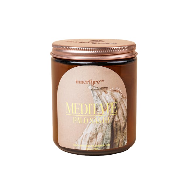 Innerfyre Co Meditate Candle 200g - Palo Santo - 0