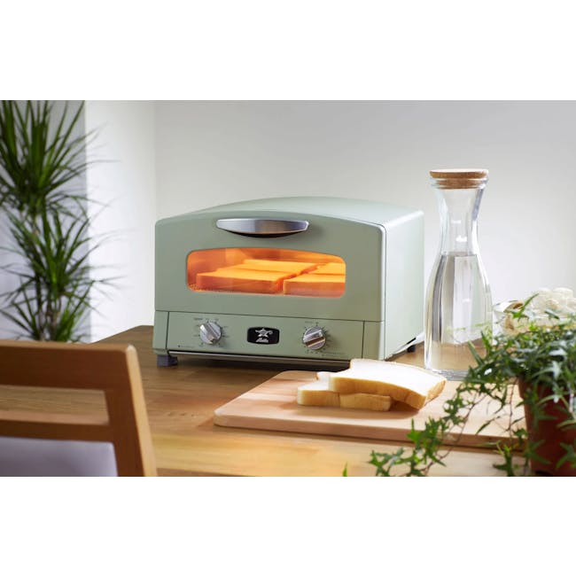 Aladdin Graphite Grill & Toaster Oven - Green - 2