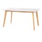 Allison Dining Table 1.5m - Natural, White