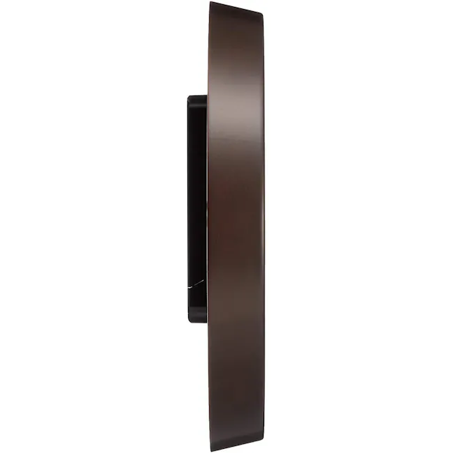 Campagne Clock - Brown - 5 - Rectangular device with sleek, dark brown finish, rectangular shape, black side panel, small