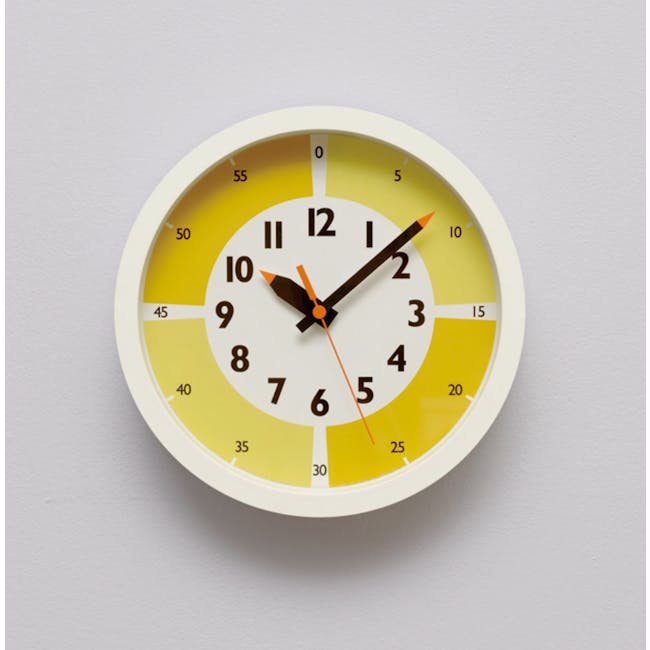 Montessori Fun Pun Clock Colour - Yellow - 1
