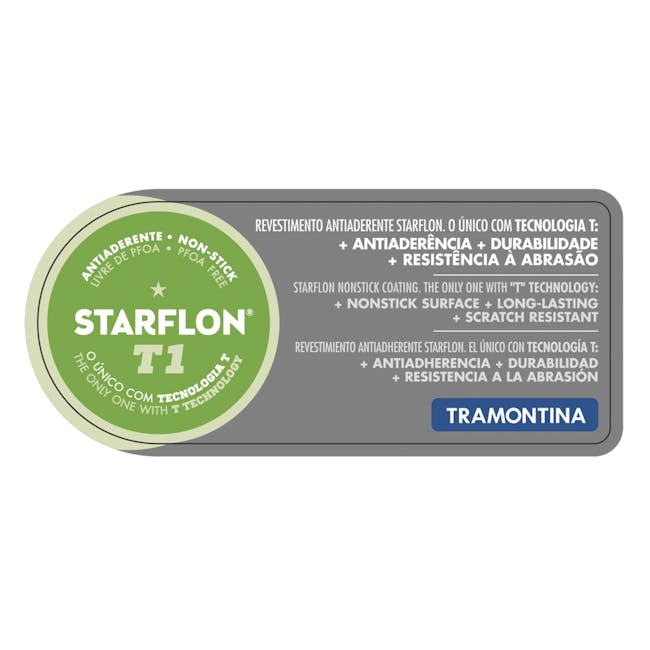 Tramontina Starflon Non-Stick Casserole with Lid (2 Sizes) - 3
