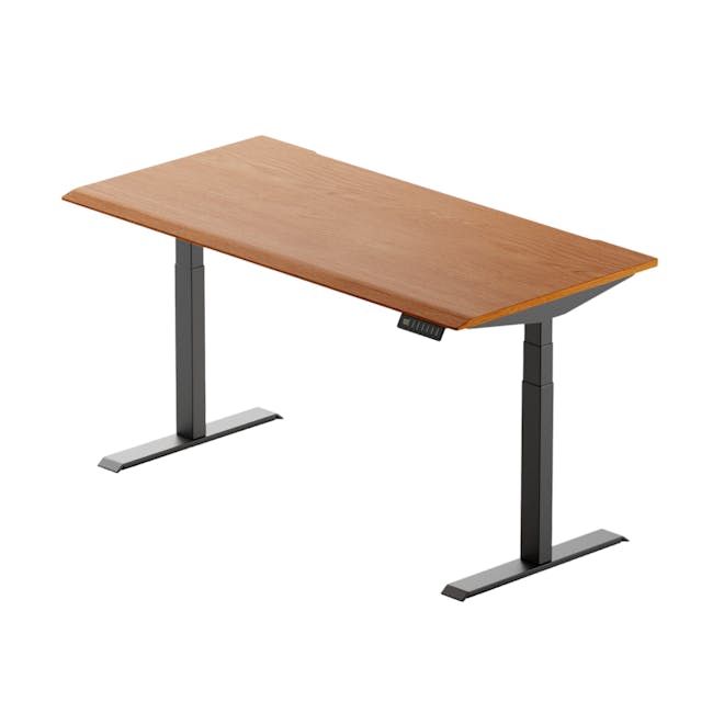 K3 PRO X Adjustable Table - Black frame, Walnut MDF (2 Sizes) - 0