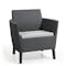Salemo 2-Seater Lounge Sofa Set - Graphite - 4