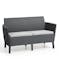Salemo 2-Seater Lounge Sofa Set - Graphite - 3