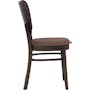 Beverly Dining Chair - Dark Chestnut, Mocha (Faux Leather) - 2