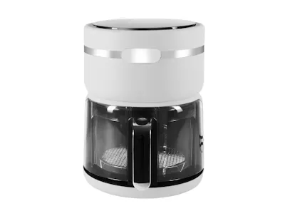 Toyomi 3.5L ClearView Air Fryer - Vanilla White (AFG 7126)