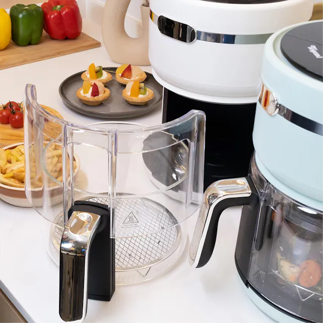 Toyomi 3.5L ClearView Air Fryer - Vanilla White (AFG 7126) - 10