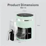 Toyomi 3.5L ClearView Air Fryer - Vanilla White (AFG 7126) - 7