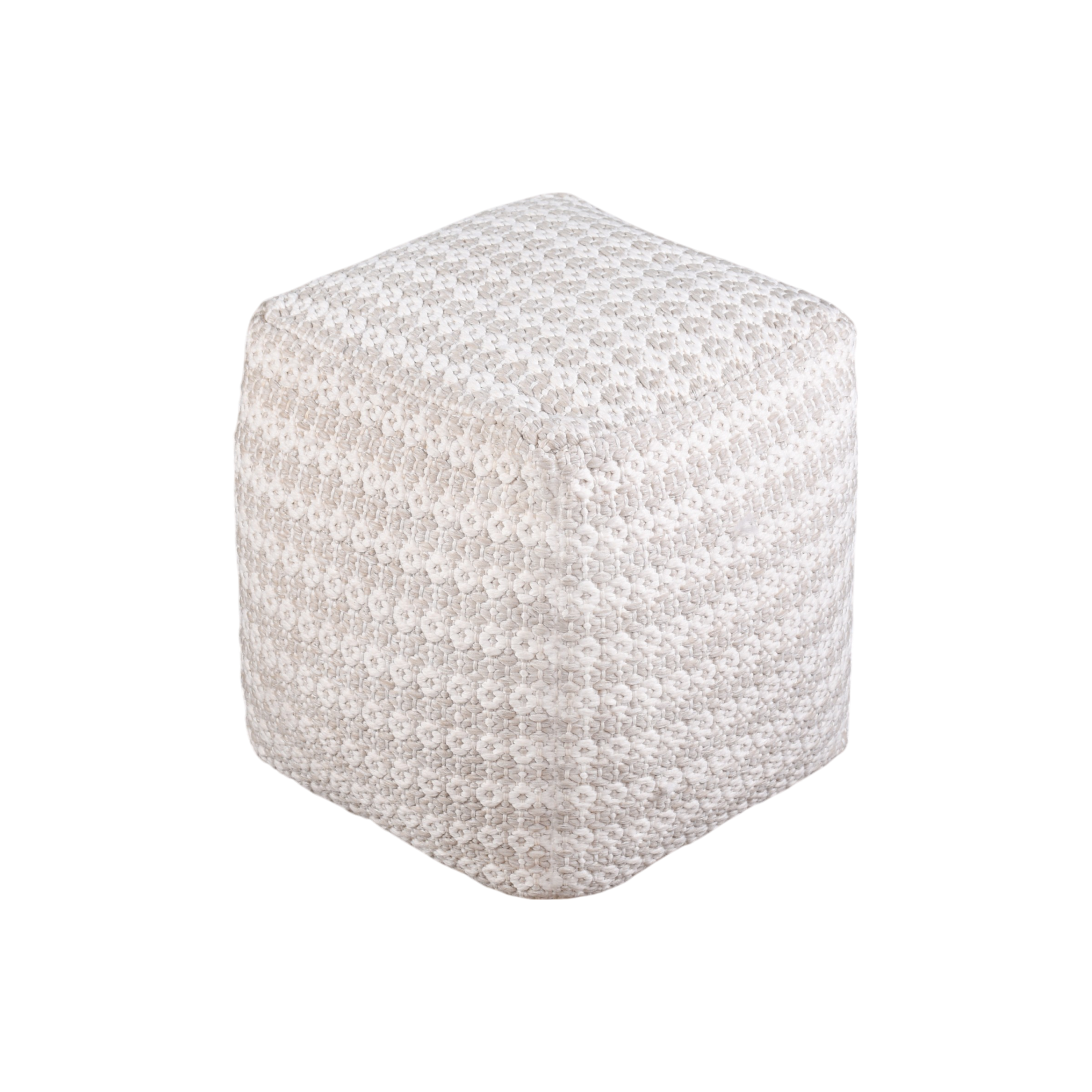 Neveel Pouf - Ivory