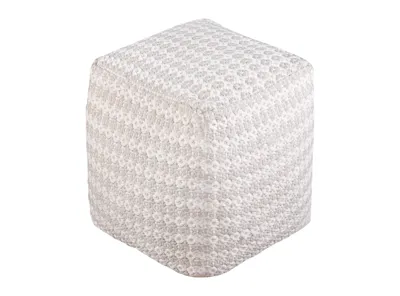 Neveel Pouf - Ivory