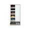 Penny Shoe Cabinet - Natural, White - 3