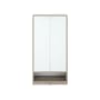 Penny Tall Shoe Cabinet - Natural, White - 0