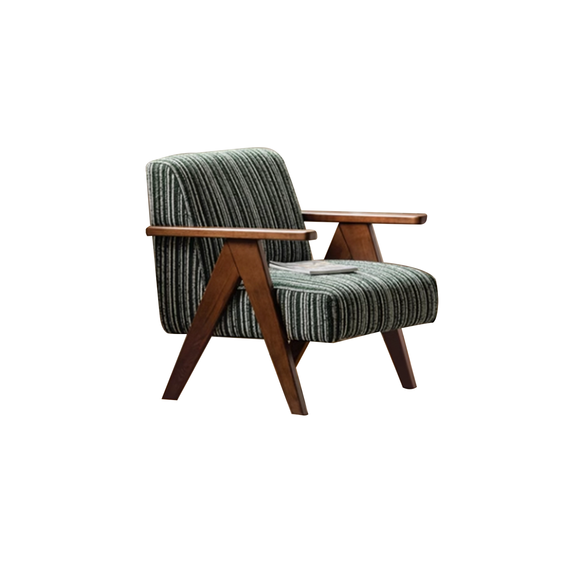 Corelle Lounge Chair - Retro Green