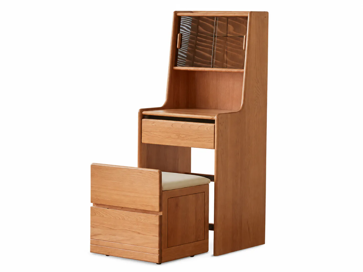 Derena Dressing Stool - Oak - 11