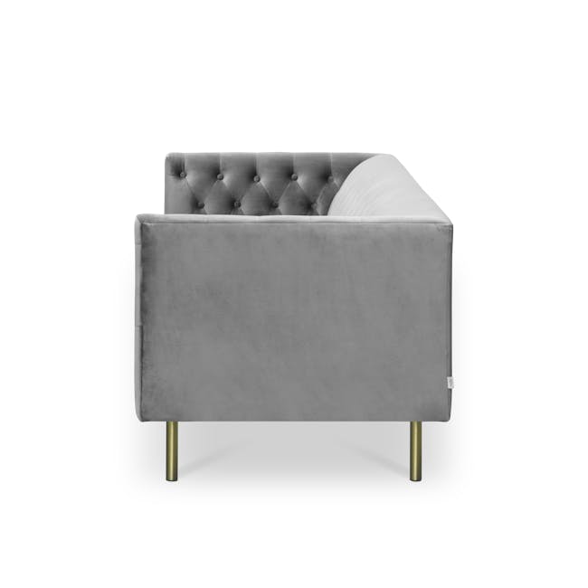 Cadencia 2 Seater Sofa - Anchor Grey (Velvet) - 3