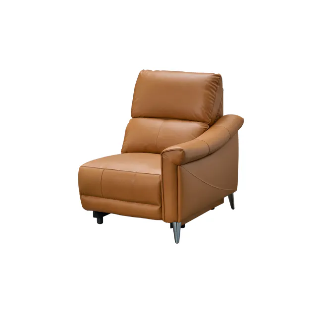 Strato Right Arm Power Recliner Unit - Crimson Tan (Top Grain Leather) - 18