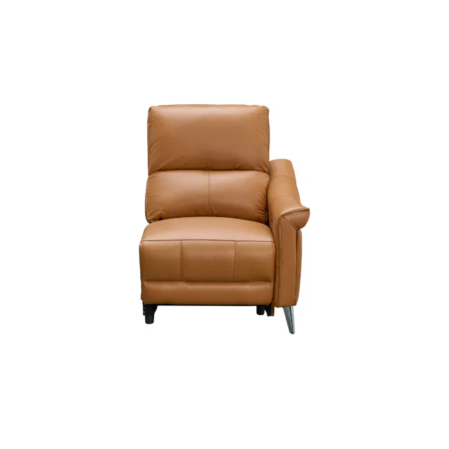 Strato Right Arm Power Recliner Unit - Crimson Tan (Top Grain Leather) - 1