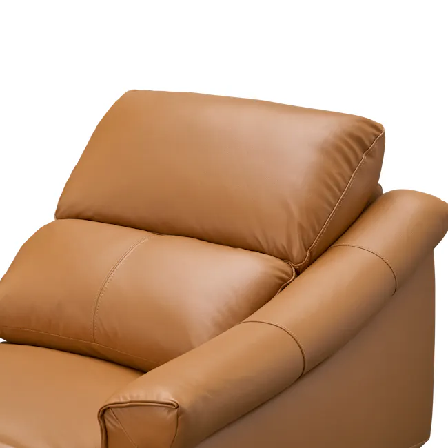 Strato Right Arm Power Recliner Unit - Crimson Tan (Top Grain Leather) - 11