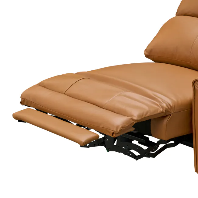 Strato Right Arm Power Recliner Unit - Crimson Tan (Top Grain Leather) - 5