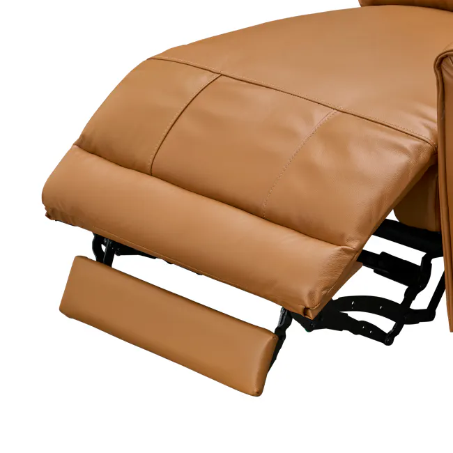 Strato Right Arm Power Recliner Unit - Crimson Tan (Top Grain Leather) - 6
