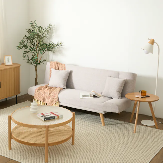 Maven 3 Seater Sofa Bed - Sand - 4