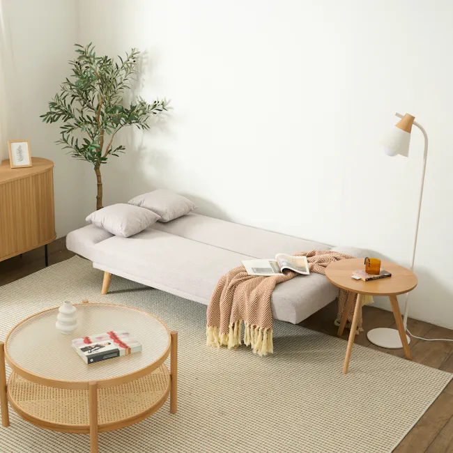 Maven 3 Seater Sofa Bed - Sand - 3
