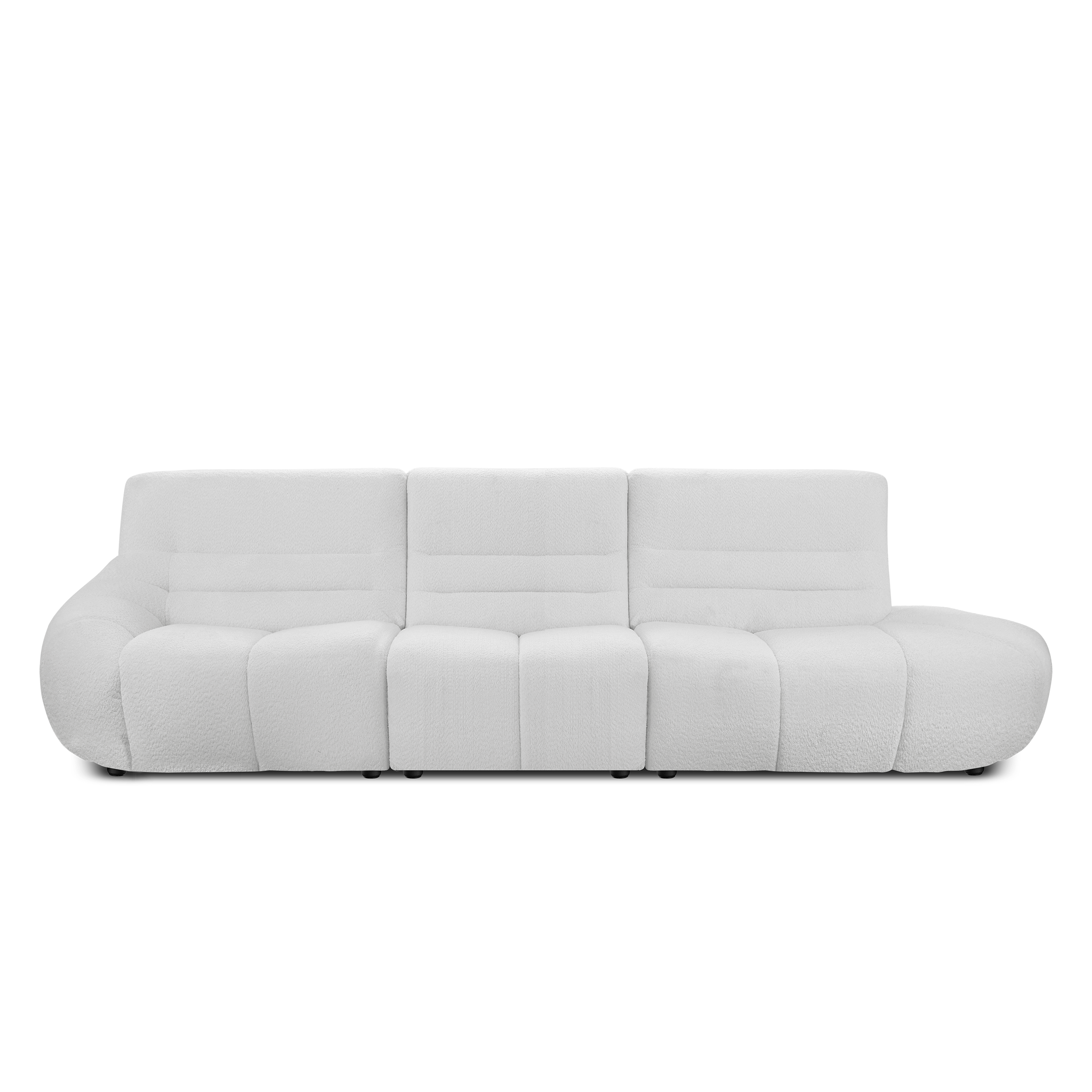 Tara 4 Seater Extended Sofa - Grey