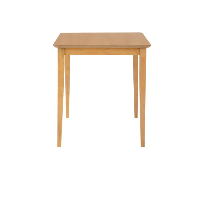 Charmant Dining Table 1.1m - Natural - 11 - Light wooden dining table, minimalist design, natural wood finish, simple