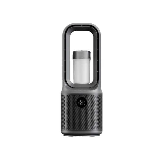 Keanu Duo Bladeless Desk Fan with Humidifier - Grey - 1