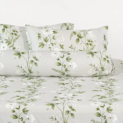 Robinsons Cool Bamboo Printed Fitted Sheet Set Hotel Collection - Garden Bliss (4 Sizes)