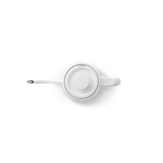BALMUDA The Pot - White - 4 - White wireless earbuds, sleek design, minimalist aesthetic, wireless charging pad, ergonomic